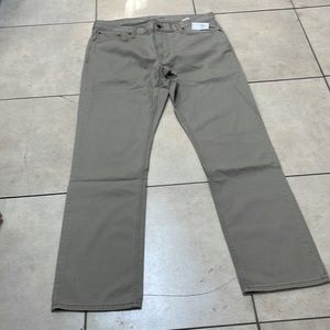 NWT Old Navy Straight Built In Tough Khaki Cotton Pants Mens 38 X 34 NEW